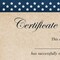 Great Papers! Stock Fill-In Certificates Patriotic, Completion, 8.5" x 11", Not Printer Compatible, 25 Count